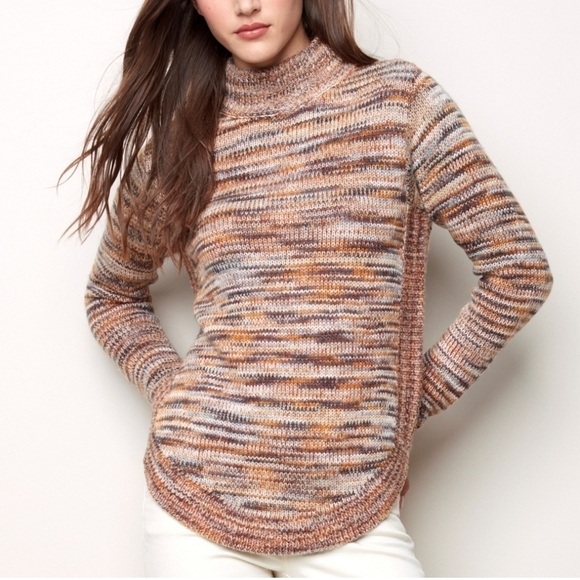Chadwicks Sweaters - Chadwicks Spice Space Dye Yarn Mock Neck Sweater Size Large. New without…
